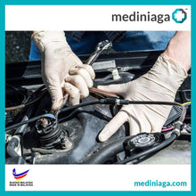 Load image into Gallery viewer, mediniaga 9" Black Disposable Gloves (Powder Free, Non Medical) - mediniaga