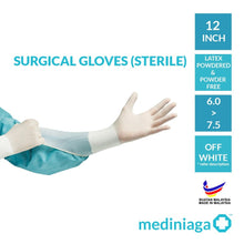 Load image into Gallery viewer, Surgical Sterile Glove Latex (Powdered/Powder Free) 1 pair - mediniaga