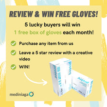 Load image into Gallery viewer, mediniaga Disposable Latex Gloves (Powder Free, Non Medical)
