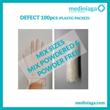 Load image into Gallery viewer, mediniaga Disposable Latex Gloves (Powdered/Powder Free, Non Medical)
