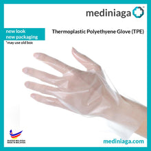 Load image into Gallery viewer, &quot;proteq&quot; Cast Polyethylene (CPE)/  Thermoplastic Elastomers (TPE) Glove [FOOD GRADE] - mediniaga
