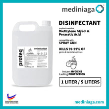 Load image into Gallery viewer, &quot;proteq&quot; KKM COMPLIANT LIQUID BODY DISINFECTANT SPRAY REFILL [1 or 5 Liter Option]
