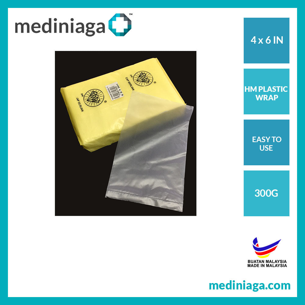 HM Plastic Bag for Takeaway Oxo-Biodegradable / Plastik Beg Bungkus Makanan Plastik Pembungkusan Tapau - mediniaga