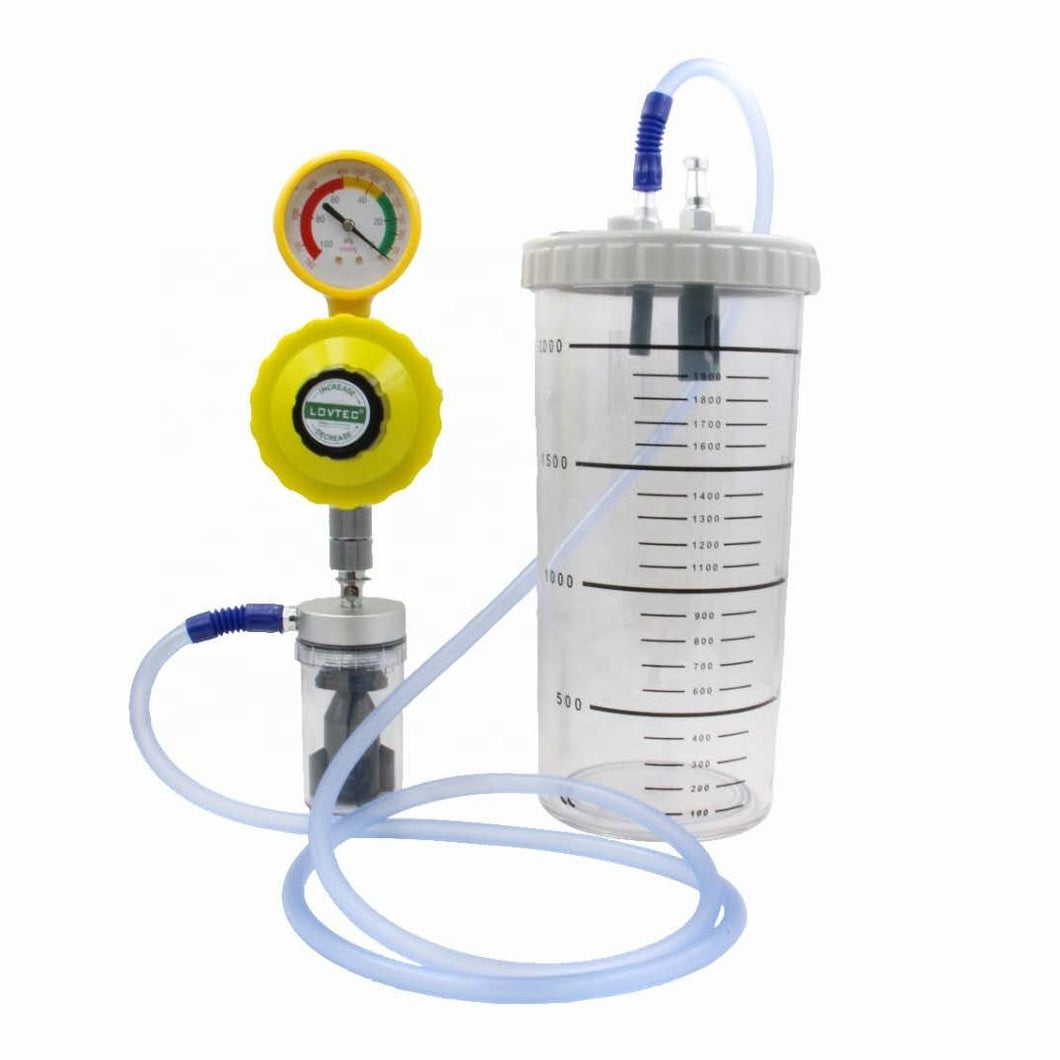 Medical Vacuum Regulator with 1L/2L Suction Jar - mediniaga