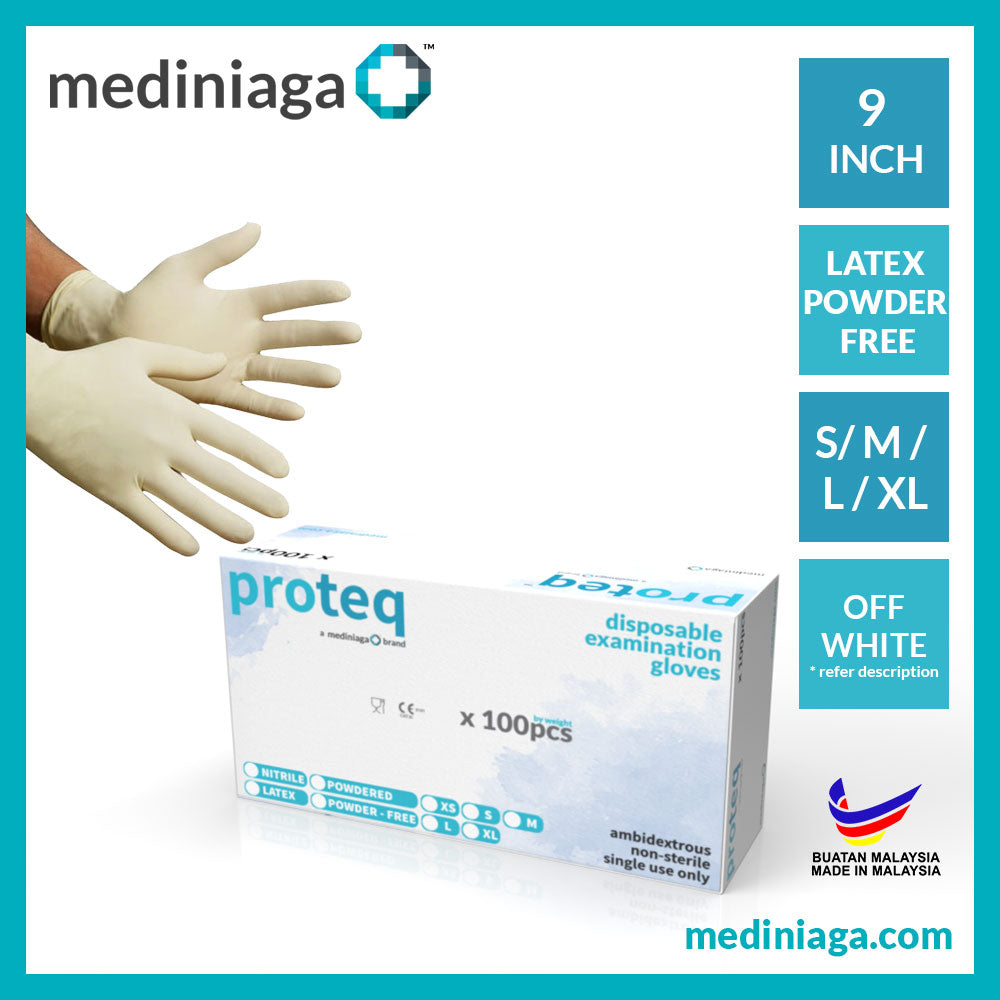 Powder Free Latex Disposable Gloves (Non-Medical) - mediniaga